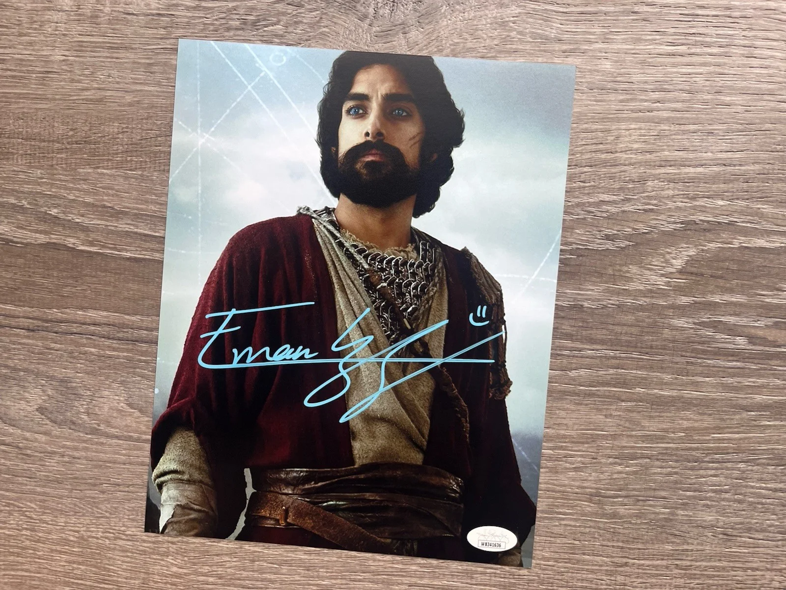Eman Esfandi — Eman Esfandi Signed Ezra Bridger 8x10 Photo JSA COA AHSOKA Star Wars, изображение 4