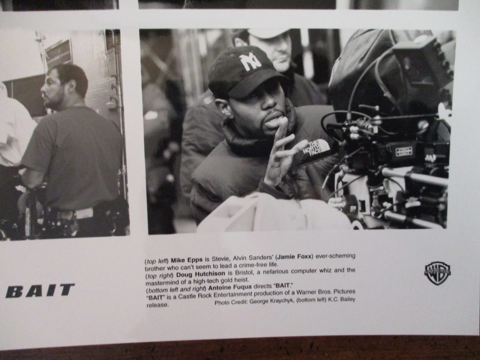 Mike Epps/Doug Hutchison/Antoine Fuque/Jamie Foxx(BAIT)2000 10 x 8 B & W Photo, image 2