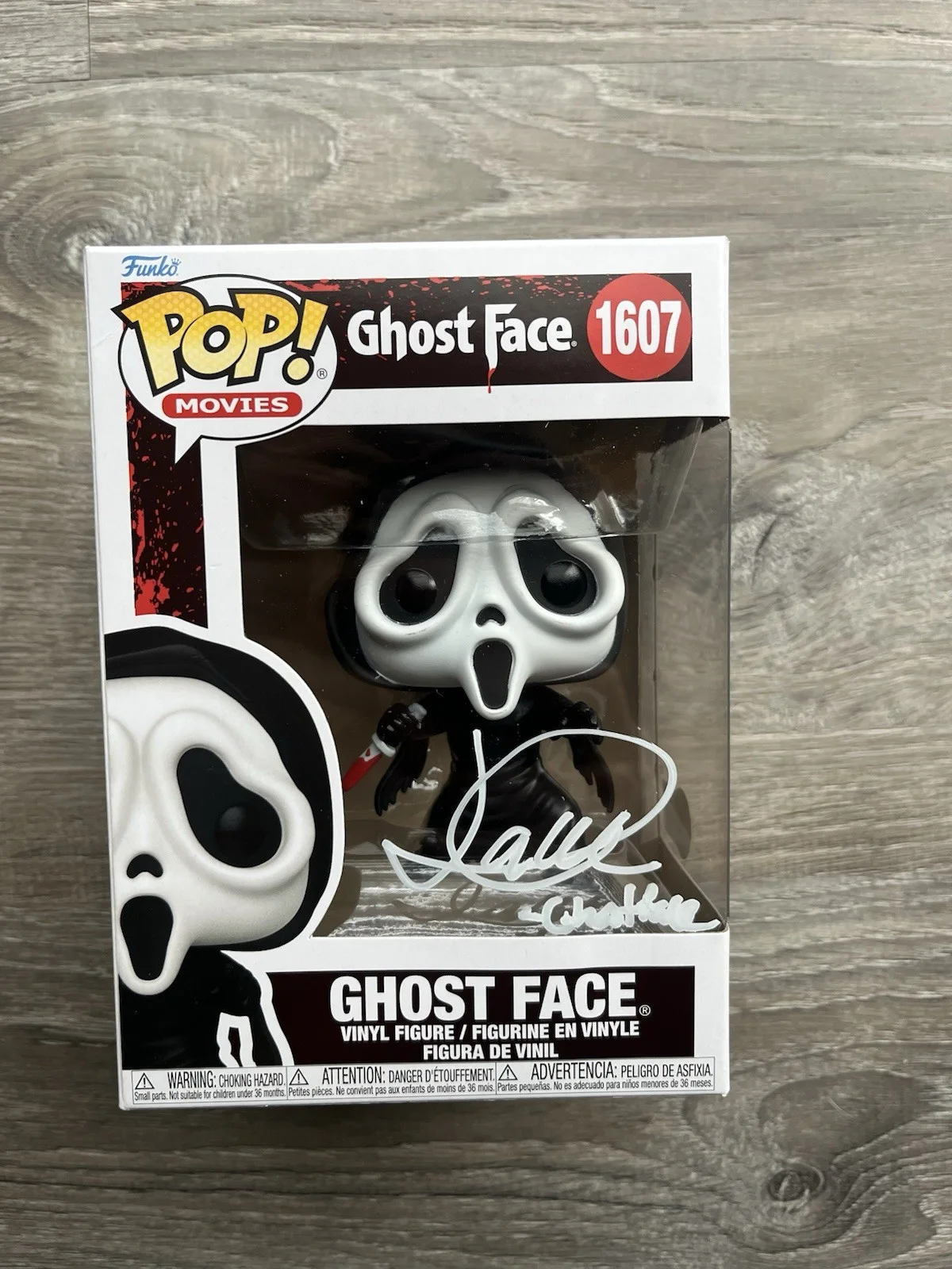 Jack Quaid — Jack Quaid Signed Inscribed Ghostface Funko Pop Beckett COA 1607 Scream Horror, image 2
