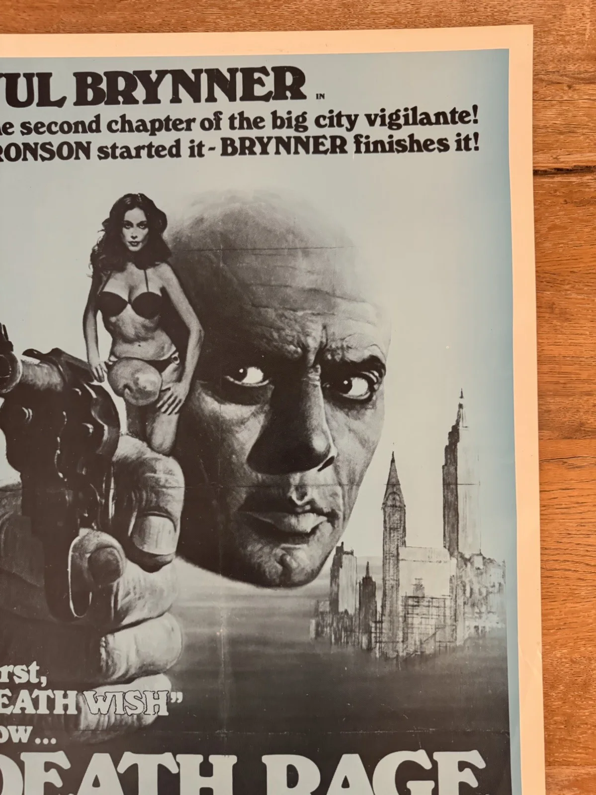 Death Rage Original South African movie poster Johannesburg Rare, изображение 2