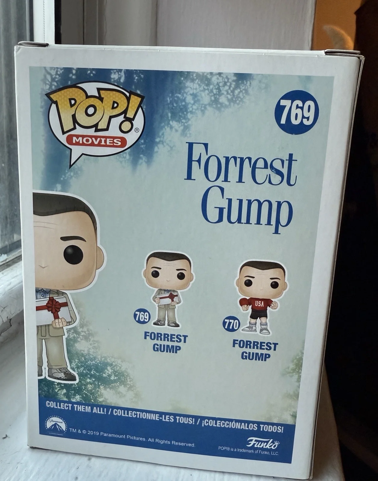 Tom Hanks — Tom Hanks Signed Forrest Gump Funko Pop 769 Autographed JSA CERT, image 4