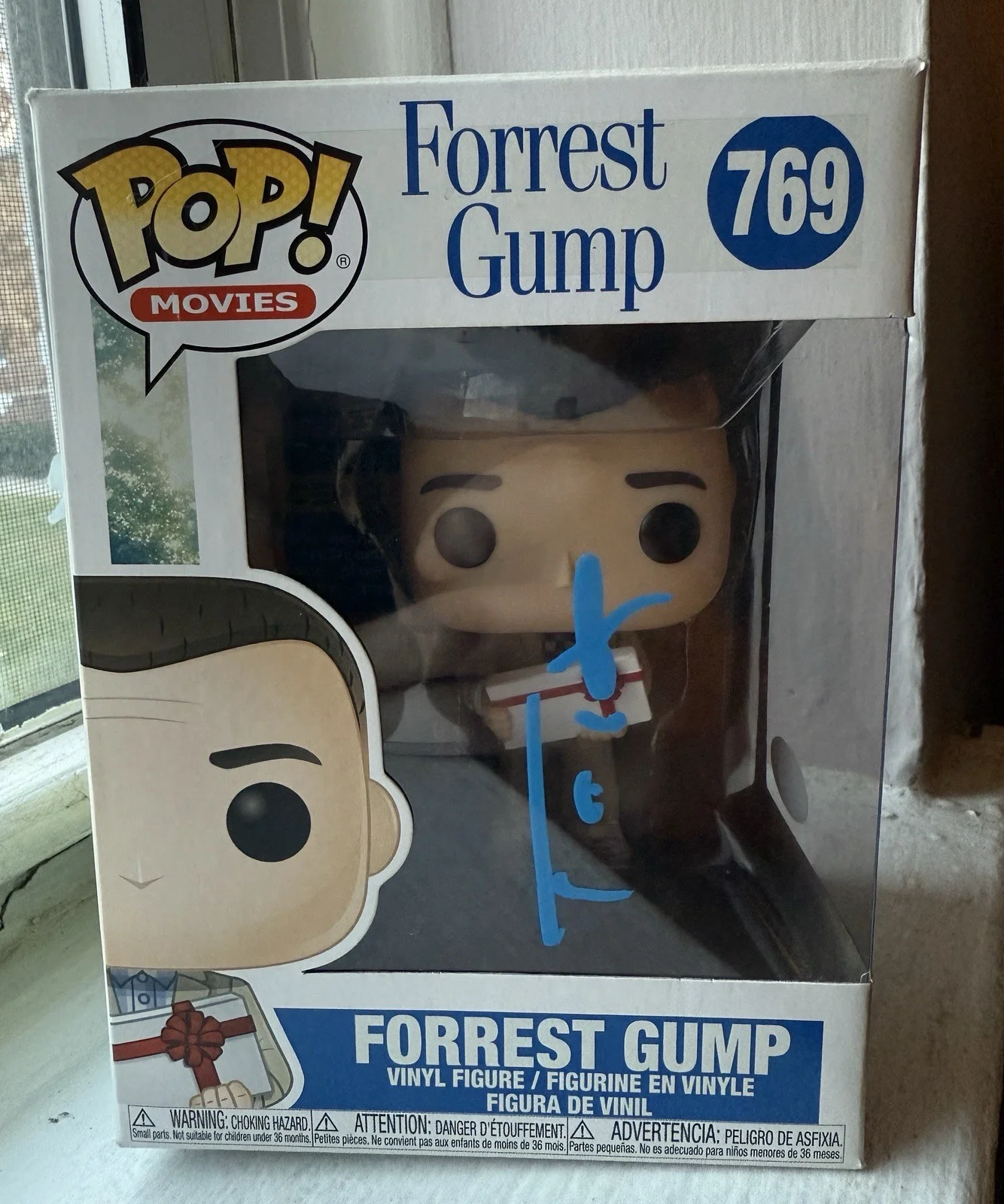 Tom Hanks — Tom Hanks Signed Forrest Gump Funko Pop 769 Autographed JSA CERT, image 5