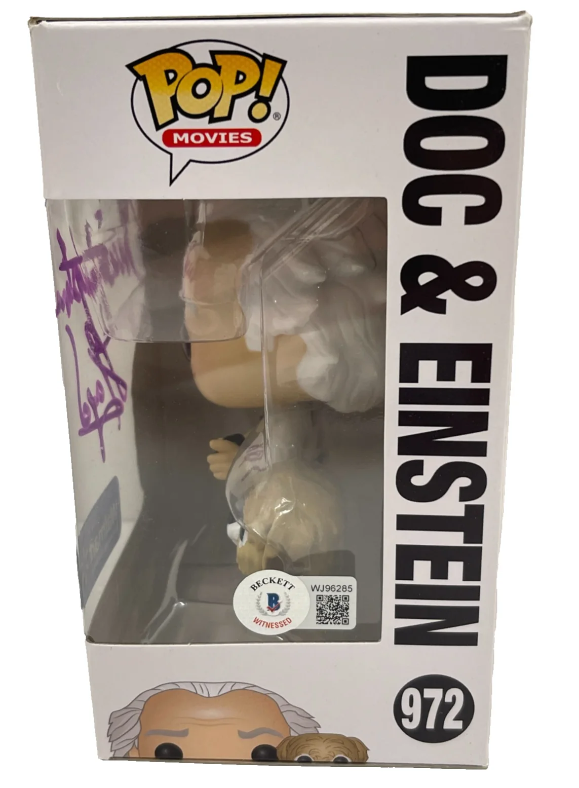 CHRISTOPHER LLOYD — Christopher Lloyd Signed Back to the Future Doc Brown Funko Autograph Beckett, image 2