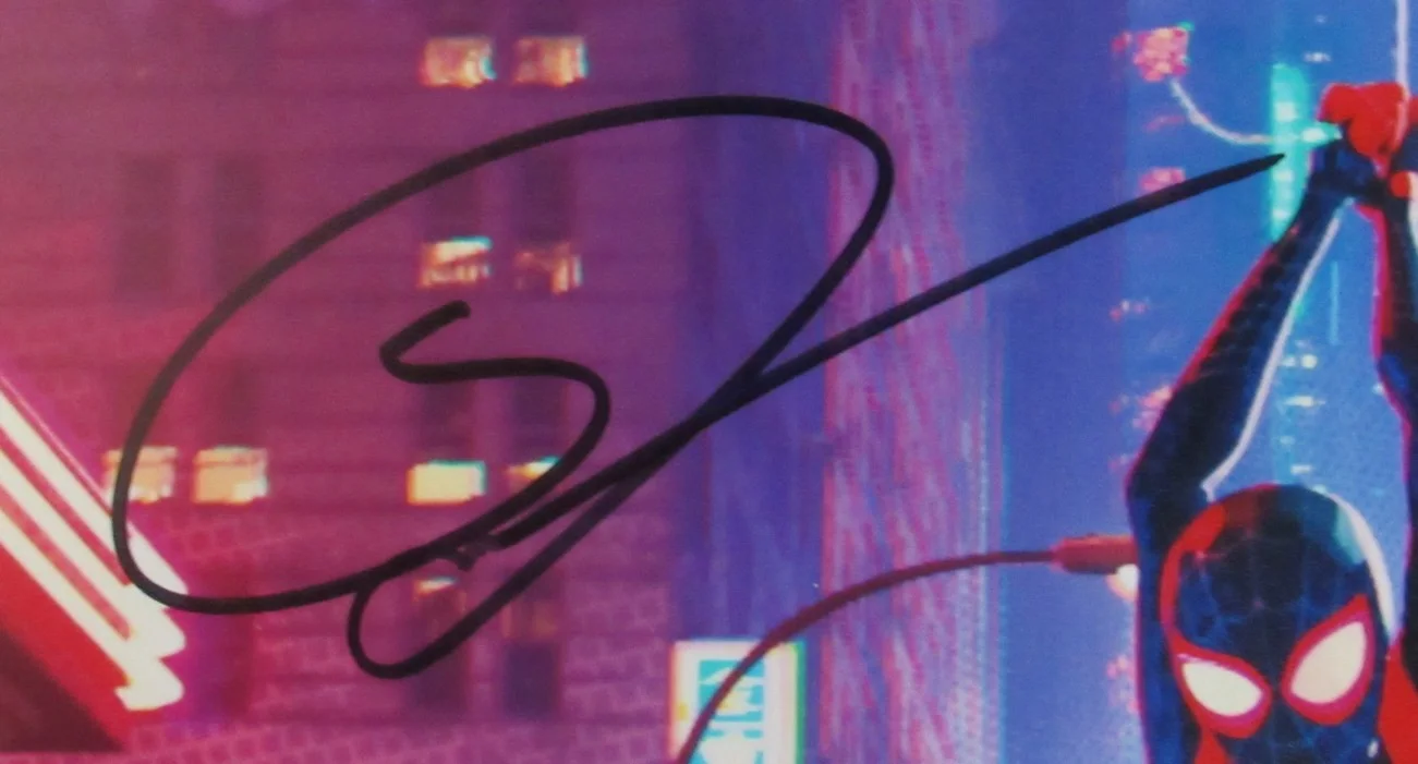 Shameik Moore Spider-Man Signed 8x10 Print Into the Spider-Verse JSA 158207, изображение 2