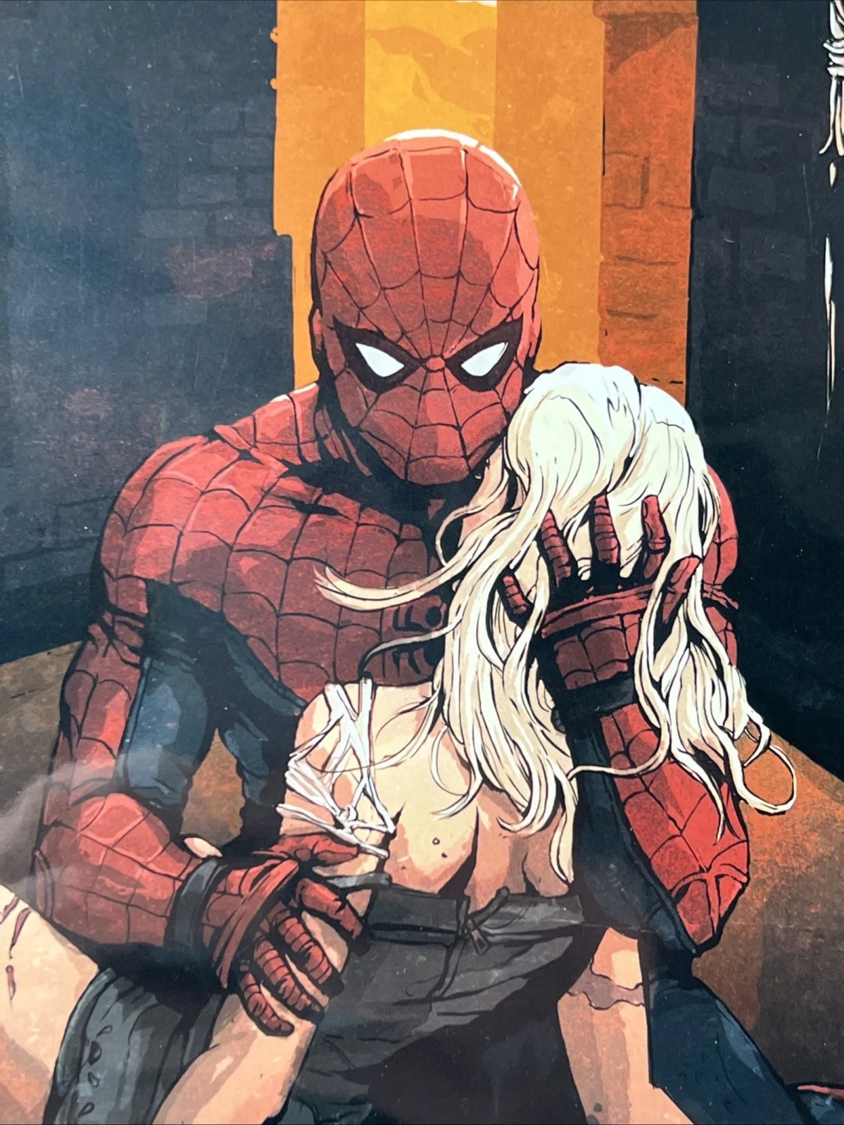 Logan Pack — Logan Pack Signed 8x10 BAM BOX Death of Gwen Stacy Print 257/3000 COA Spider Man, изображение 2