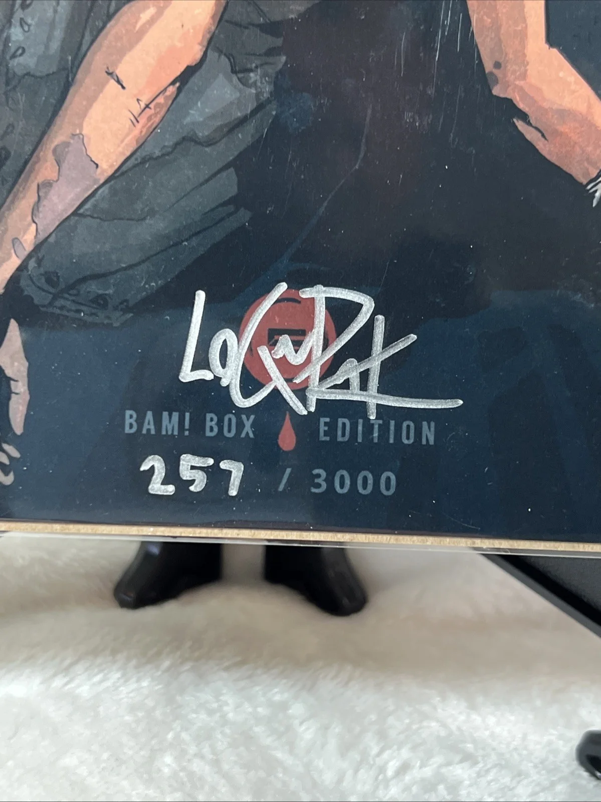 Logan Pack — Logan Pack Signed 8x10 BAM BOX Death of Gwen Stacy Print 257/3000 COA Spider Man, изображение 3