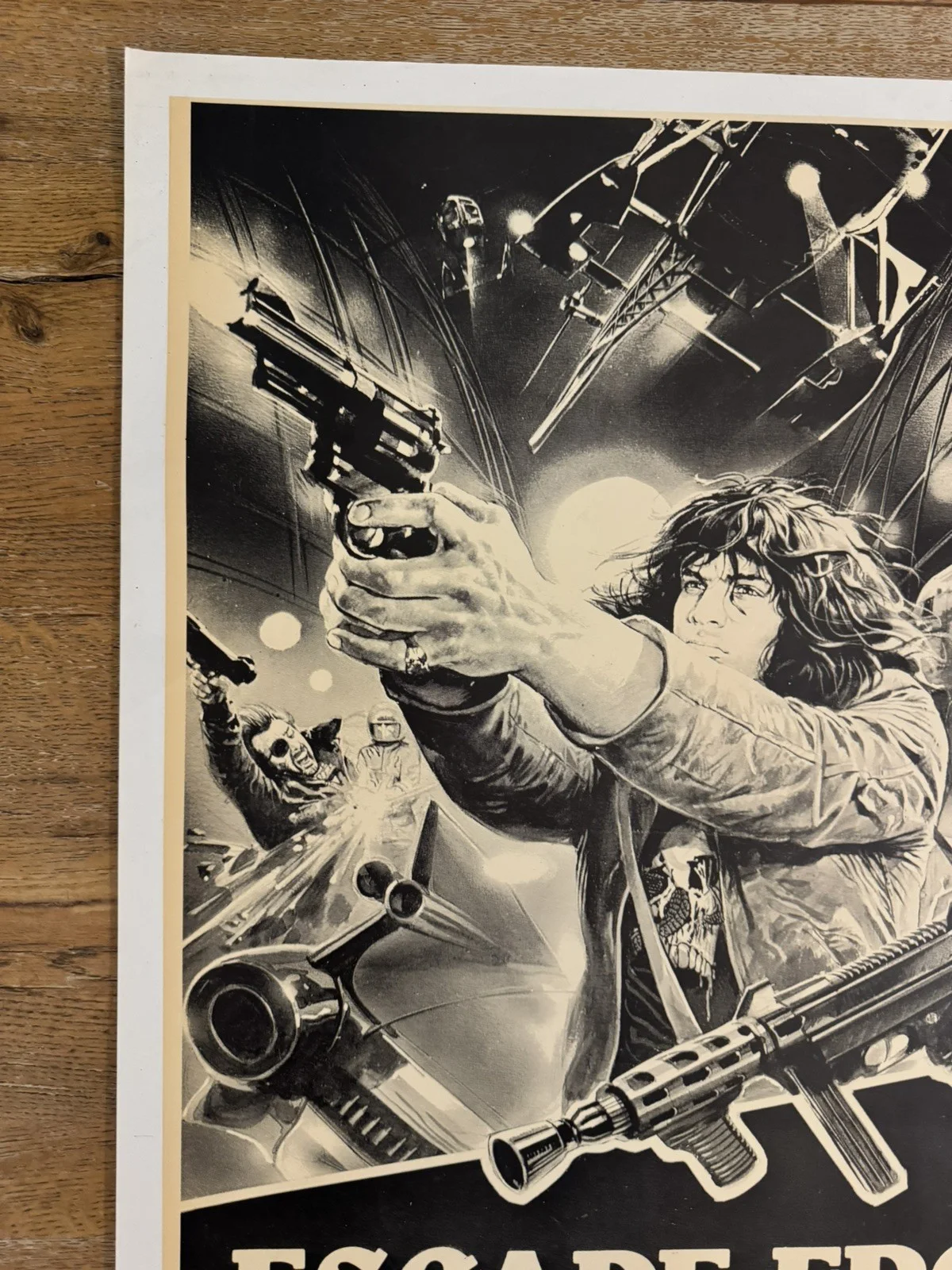Escape From The Bronx Original South African movie poster Johannesburg Rare, изображение 5