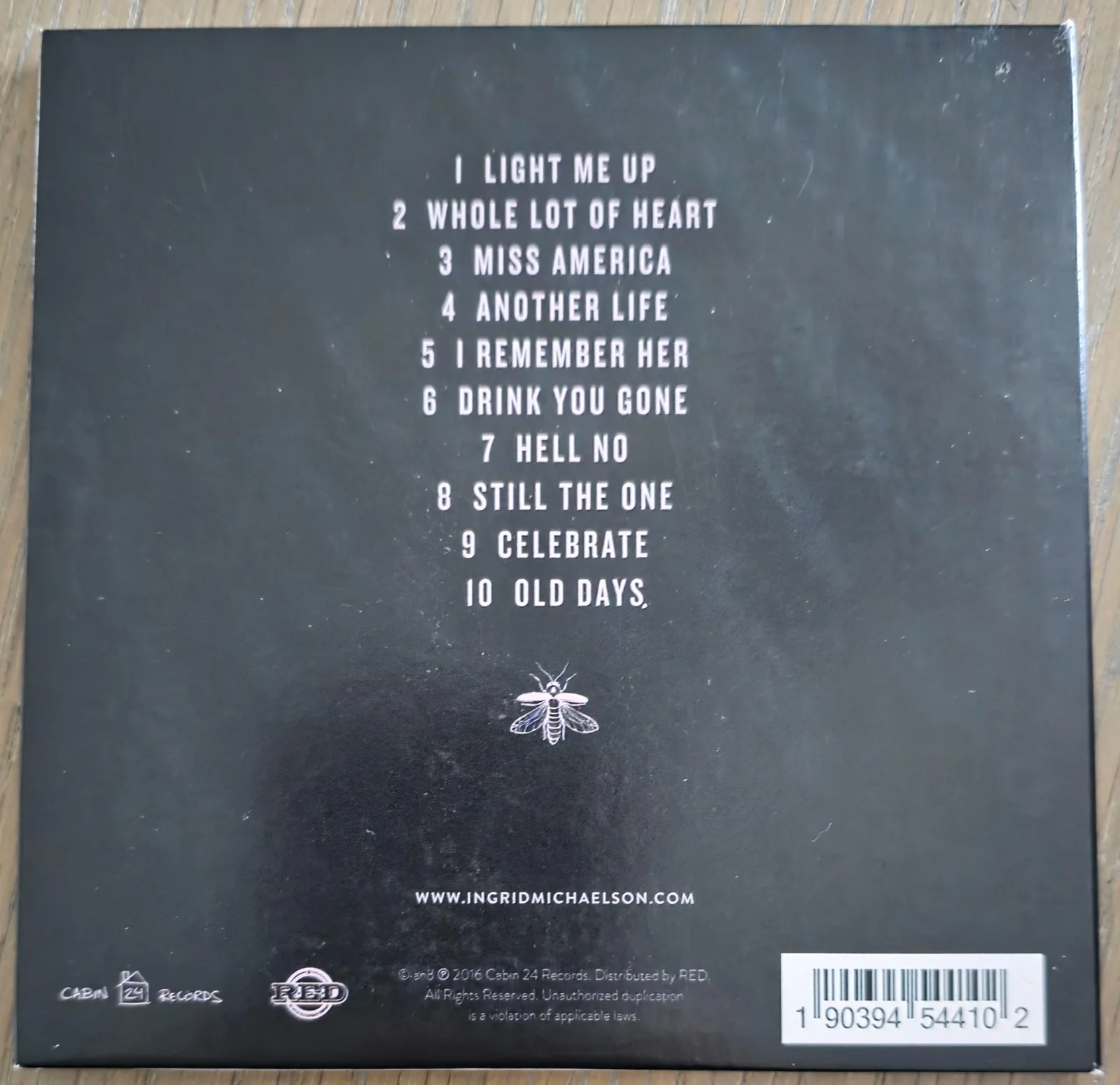 Ingrid Michaelson It Doesnt Have To Make Sense autographed signed CD case, image 3