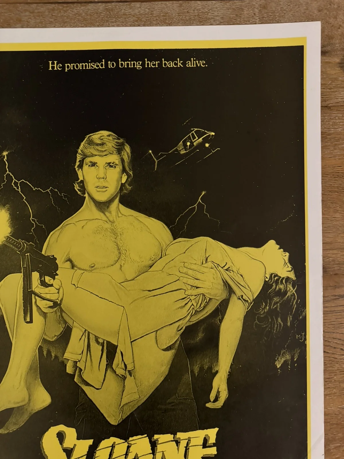 Sloane Original South African movie poster Johannesburg Rare, изображение 2