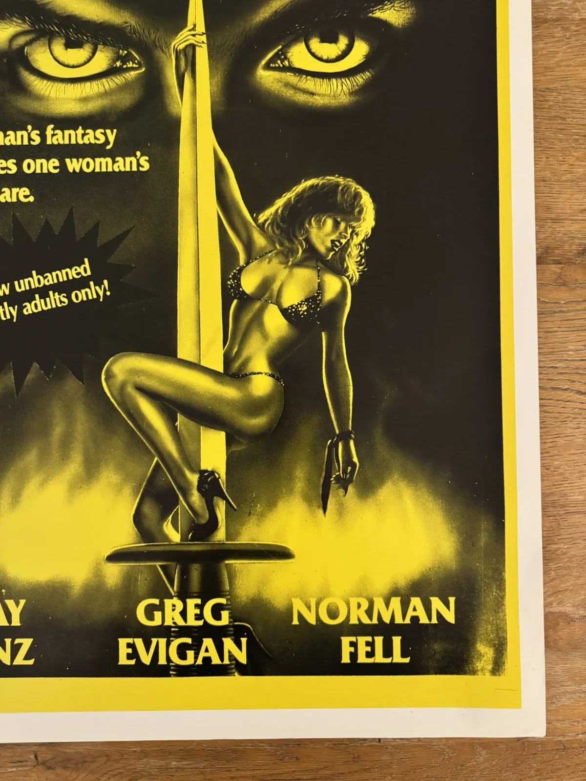 Stripped To Kill Original South African movie poster Johannesburg Rare, изображение 4