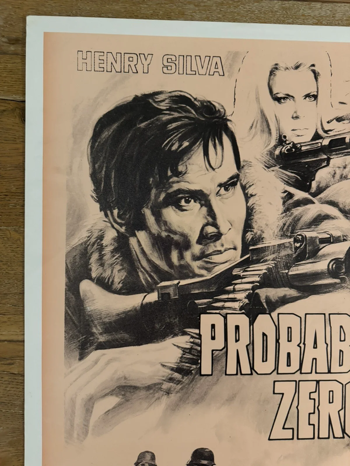 Probability Zero Original South African movie poster Johannesburg Rare, image 4