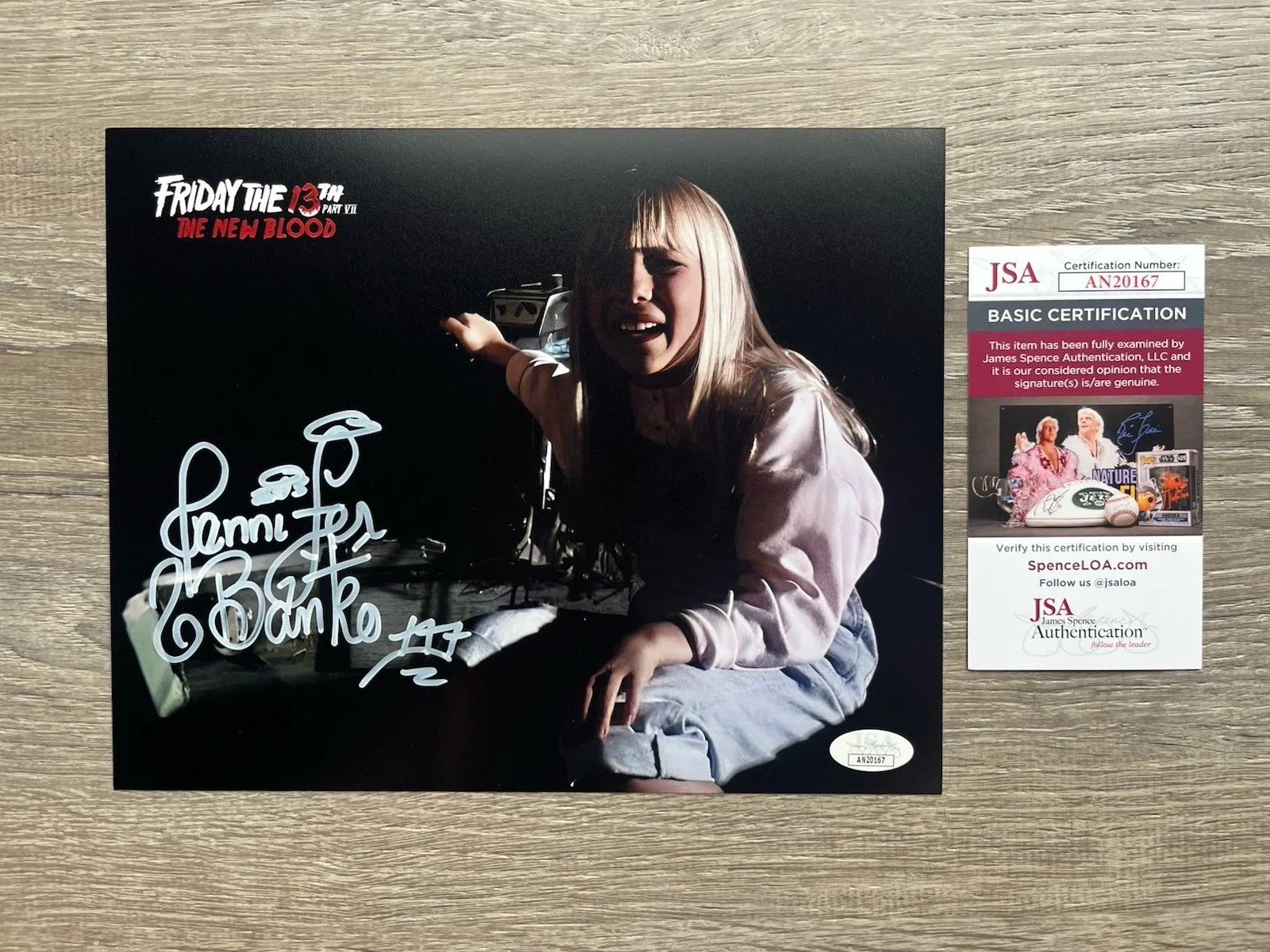 Jennifer Banko — Jennifer Banko Signed Friday The 13th New Blood 8x10 Photo JSA COA Horror Jason