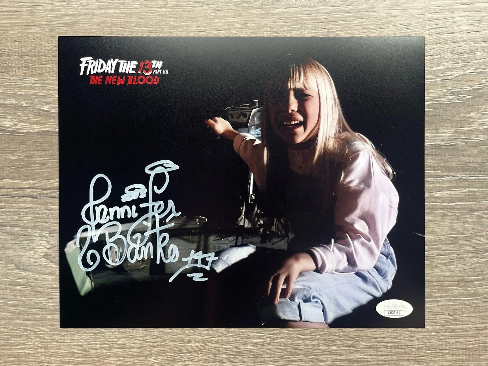 Jennifer Banko — Jennifer Banko Signed Friday The 13th New Blood 8x10 Photo JSA COA Horror Jason, изображение 2