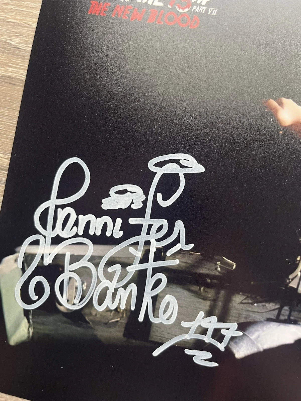 Jennifer Banko — Jennifer Banko Signed Friday The 13th New Blood 8x10 Photo JSA COA Horror Jason, изображение 3