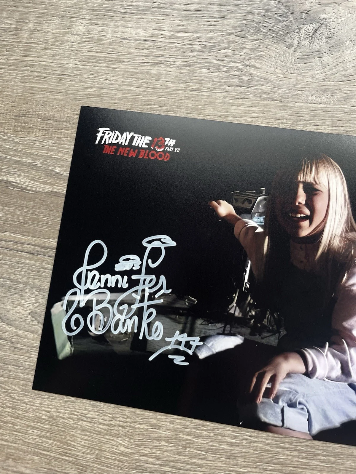 Jennifer Banko — Jennifer Banko Signed Friday The 13th New Blood 8x10 Photo JSA COA Horror Jason, изображение 4