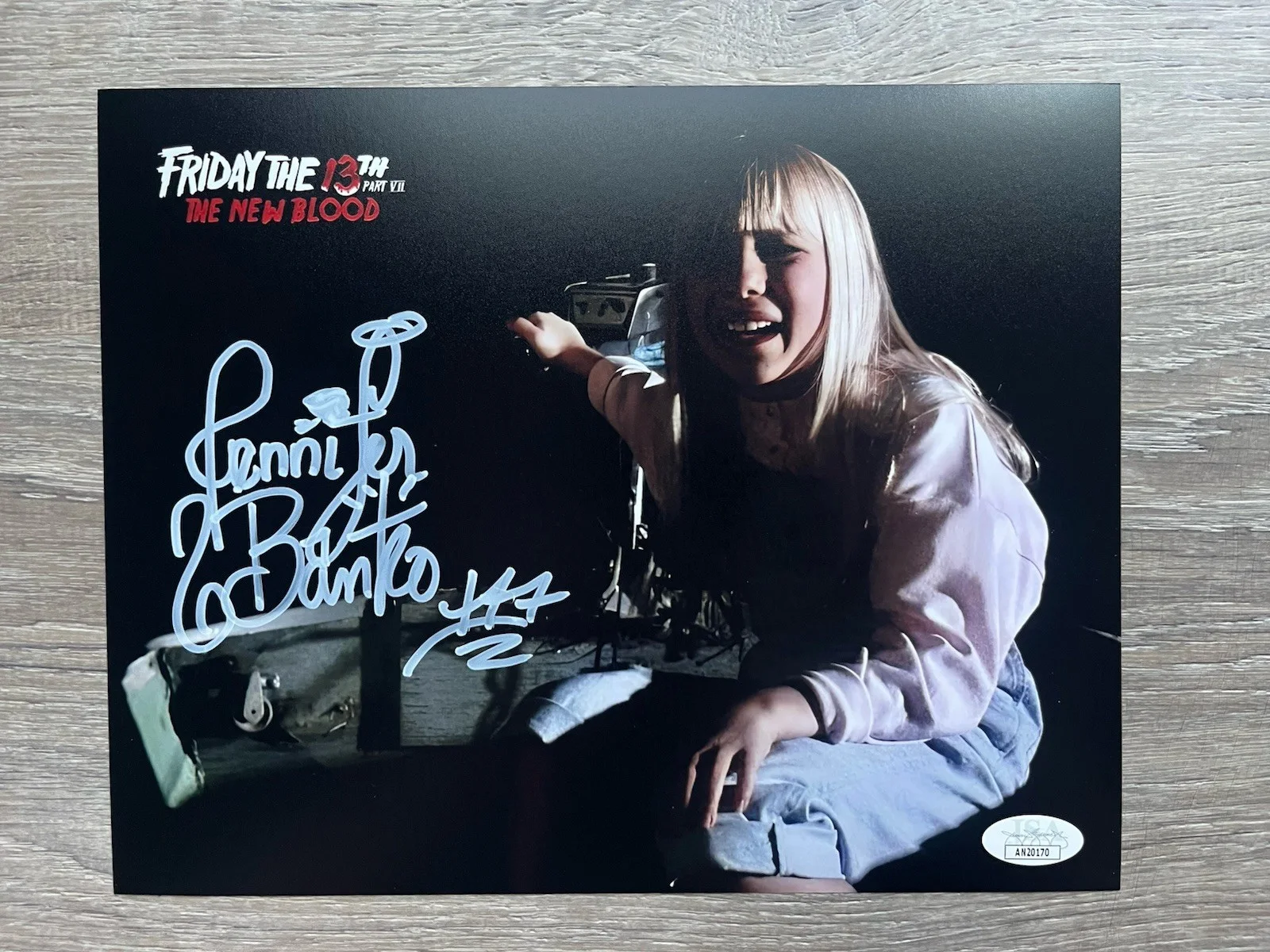 Jennifer Banko — Jennifer Banko Signed Friday The 13th New Blood 8x10 Photo JSA COA Horror Jason, изображение 2