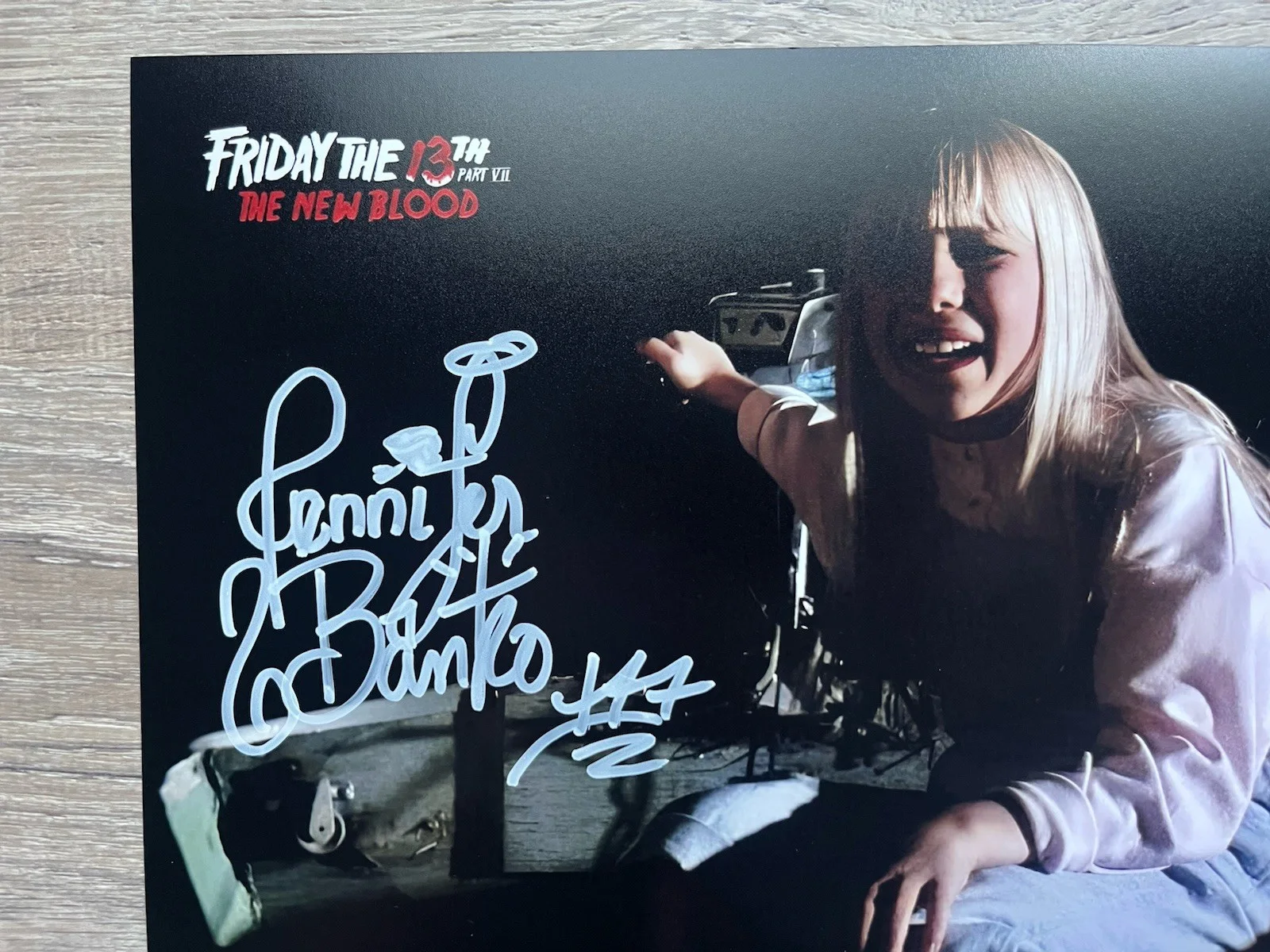 Jennifer Banko — Jennifer Banko Signed Friday The 13th New Blood 8x10 Photo JSA COA Horror Jason, изображение 3