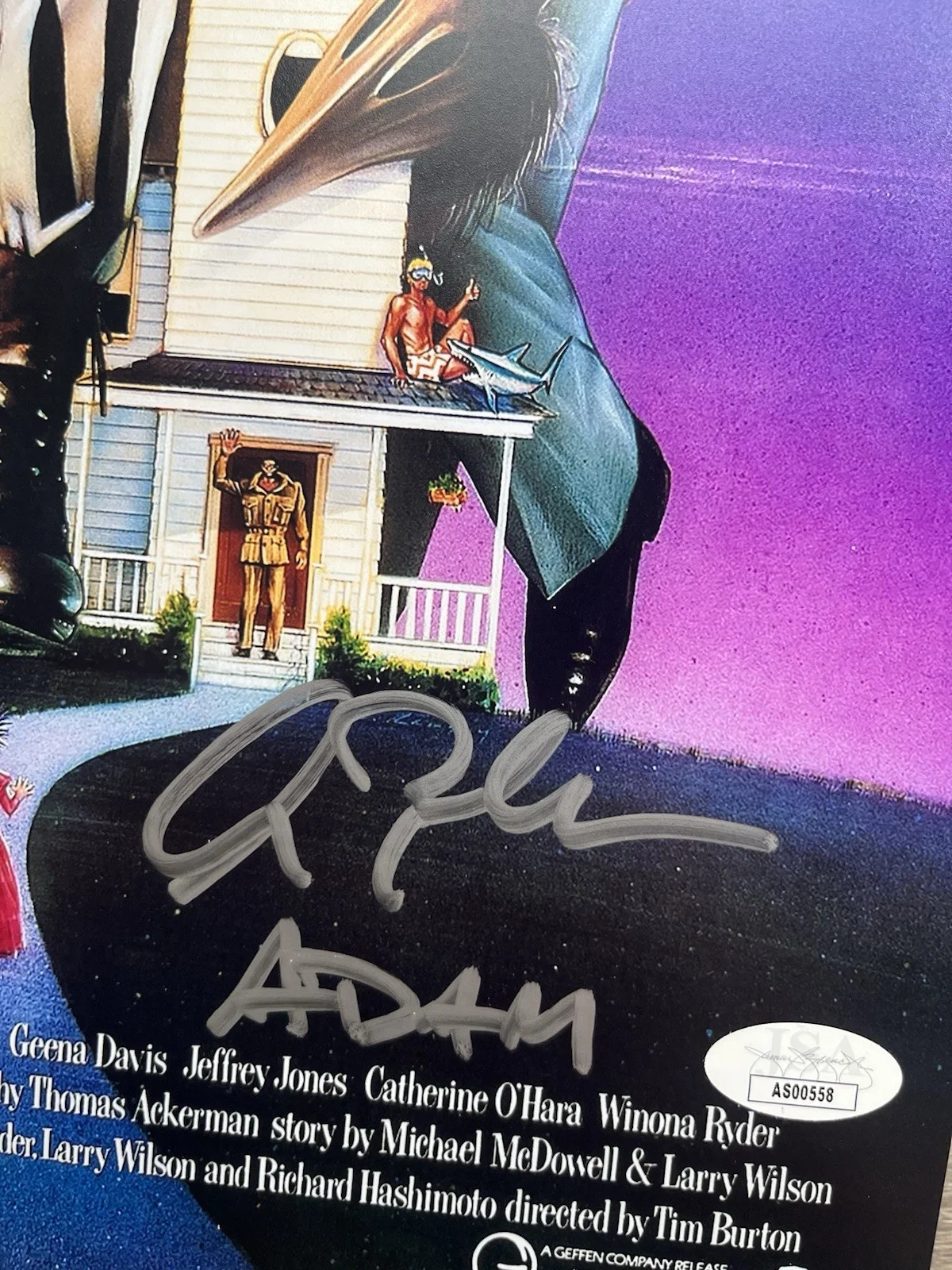 Alec Baldwin — Alec Baldwin Signed Inscribed Beetlejuice 11x17 Photo JSA COA Adam Maitland, изображение 5