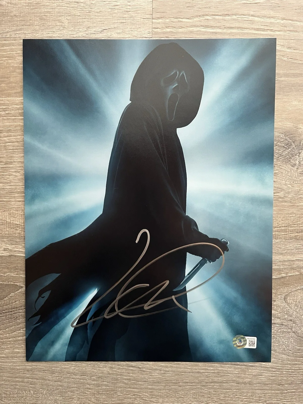 Jack Quaid — Jack Quaid Signed Ghostface 11x14 Photo Beckett COA SCREAM Richie Horror Auto, image 2