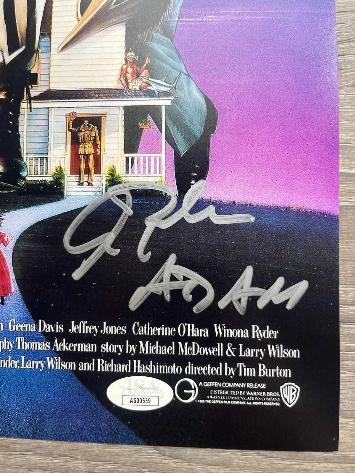 Alec Baldwin — Alec Baldwin Signed Inscribed Beetlejuice 11x17 Photo JSA COA Adam Maitland, image 5