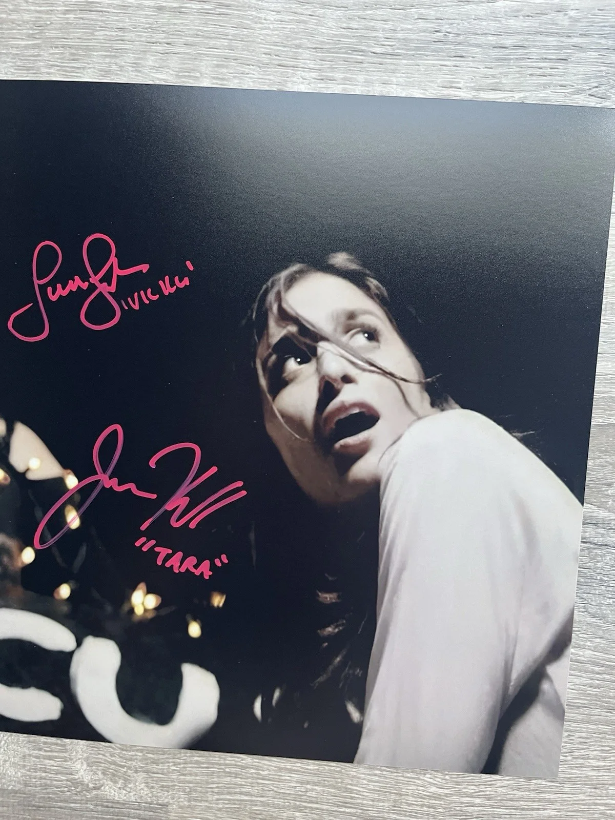 Samantha Scaffidi — Samantha Scaffidi Jenna Kanell Signed Terrifier 11x14 Photo JSA Art The Clown, изображение 4