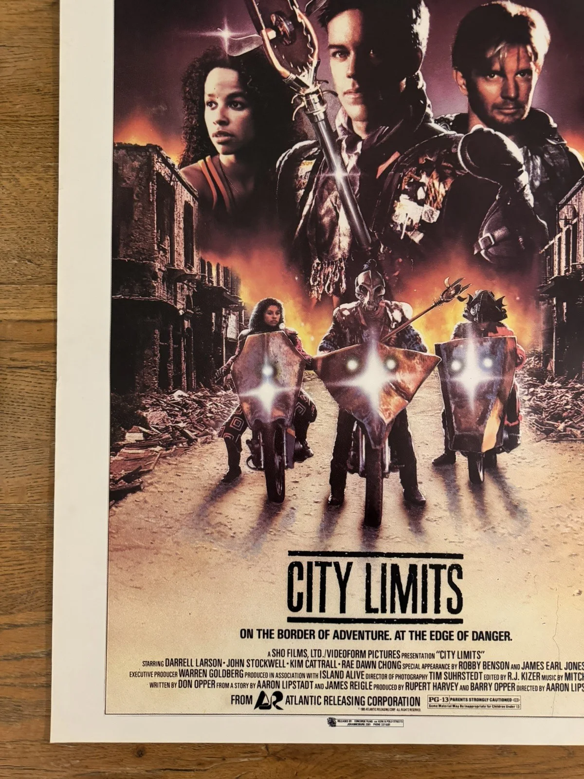 City Limits Original South African movie poster Johannesburg Rare, изображение 2