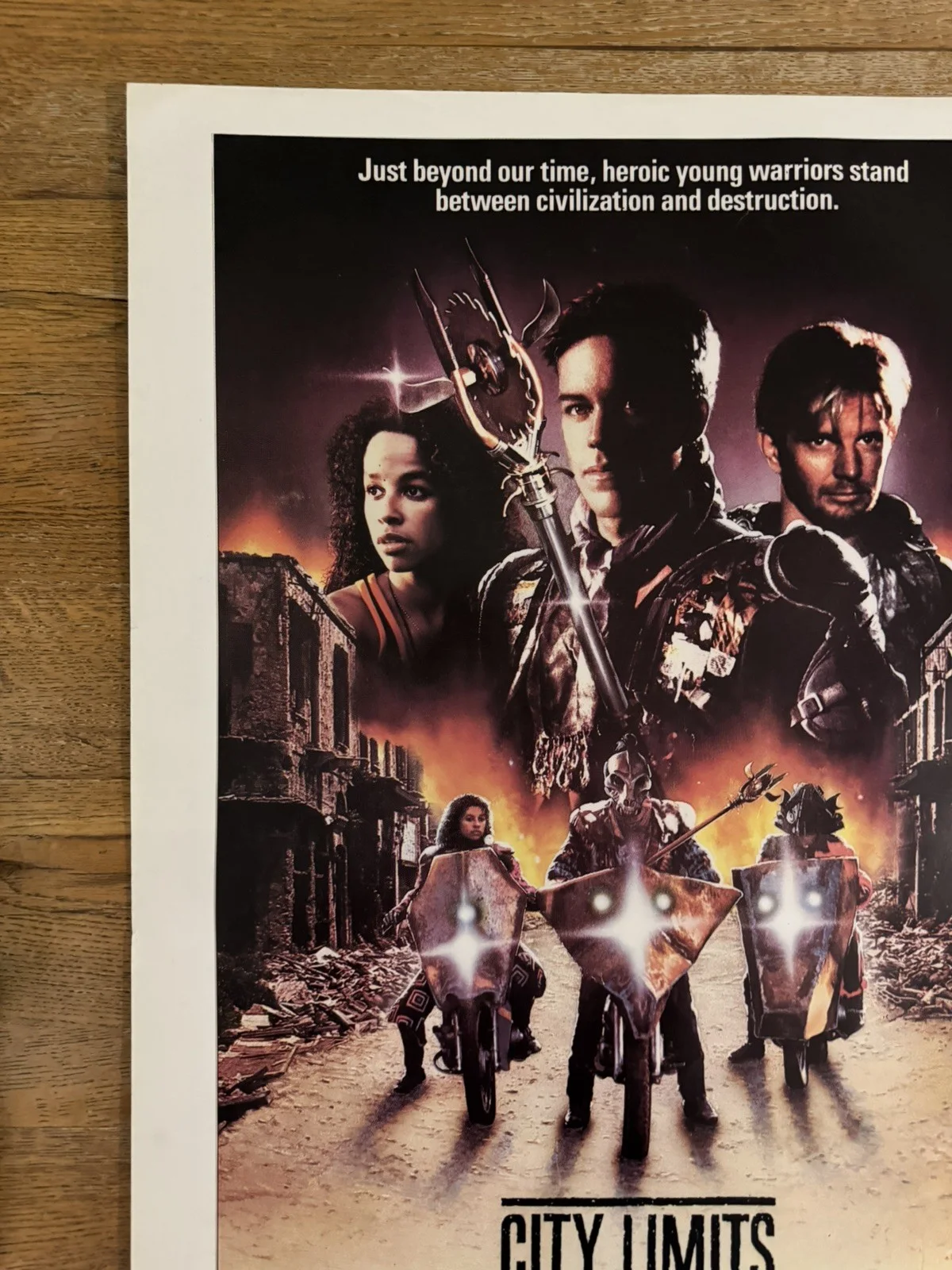 City Limits Original South African movie poster Johannesburg Rare, изображение 3