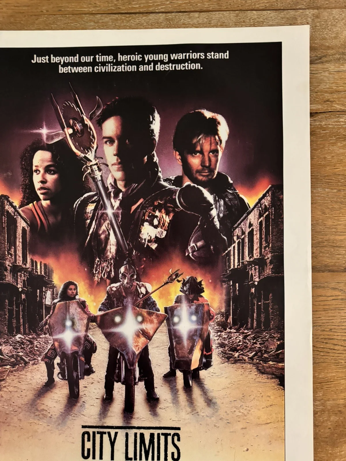 City Limits Original South African movie poster Johannesburg Rare, изображение 4