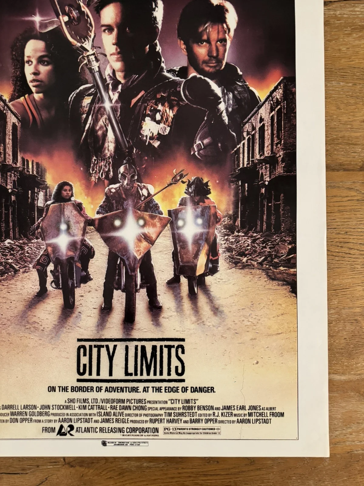 City Limits Original South African movie poster Johannesburg Rare, изображение 5
