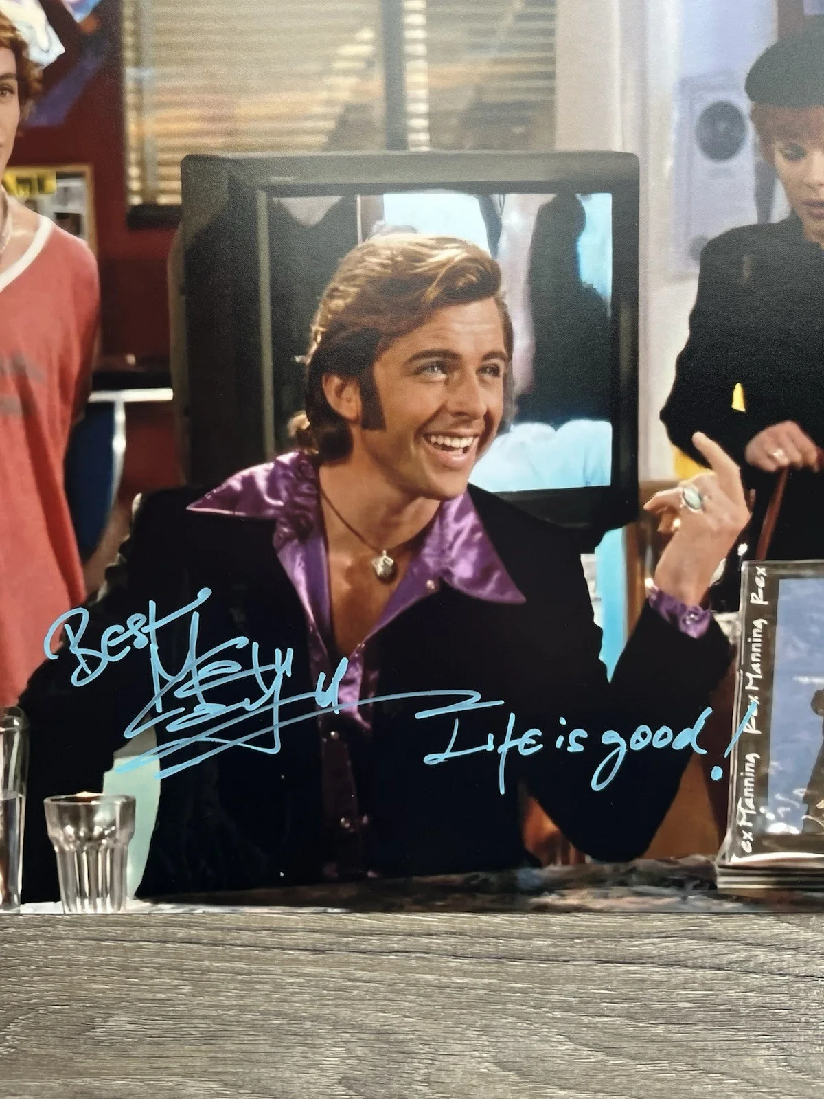 Maxwell Caulfield — Maxwell Caulfield Signed Rex Manning 11x14 Photo Beckett COA Empire Records, image 3