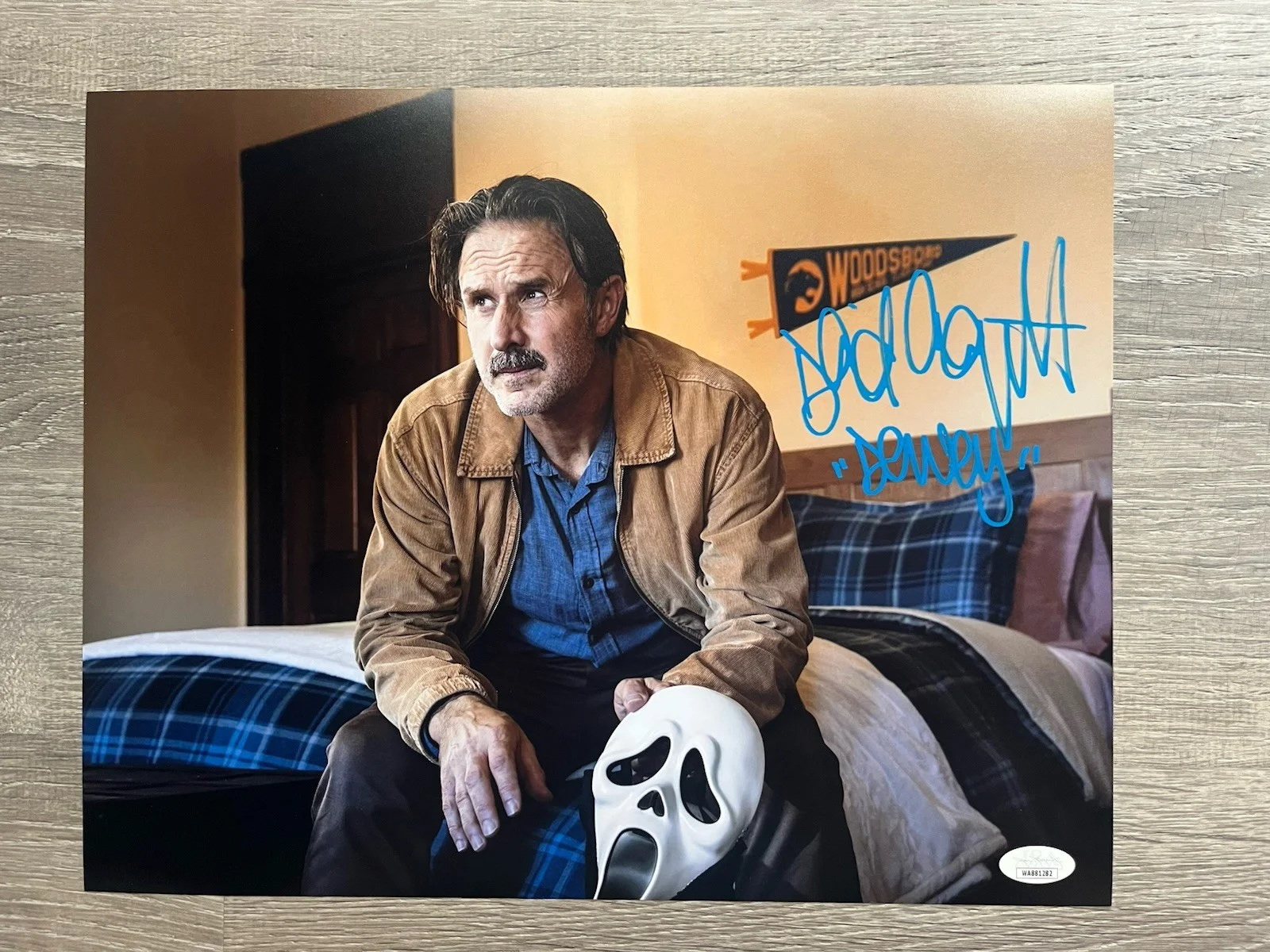 David Arquette — David Arquette Signed Scream 11x14 Photo JSA COA Dewey Riley Ghostface Horror, изображение 2