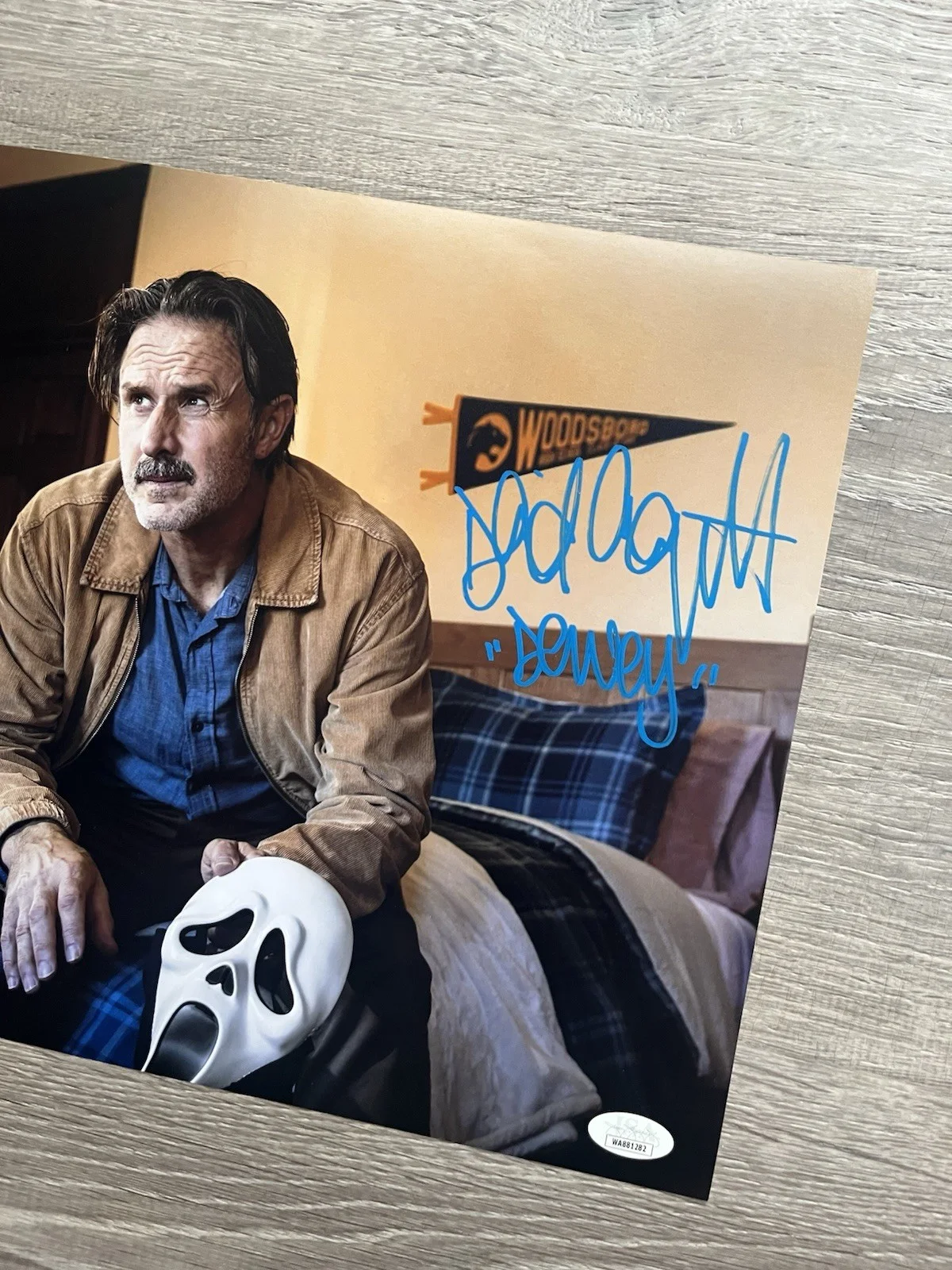 David Arquette — David Arquette Signed Scream 11x14 Photo JSA COA Dewey Riley Ghostface Horror, изображение 3