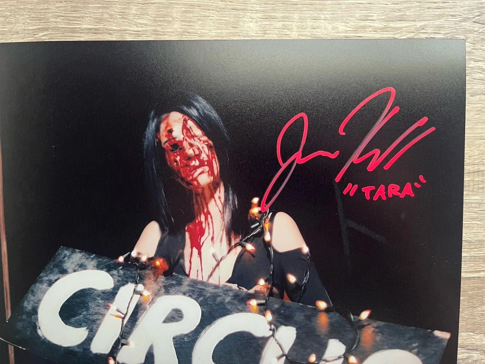 Jenna Kanell — Jenna Kanell Signed Terrifier 8x10 Photo JSA COA Tara Heyes Art The Clown, изображение 3
