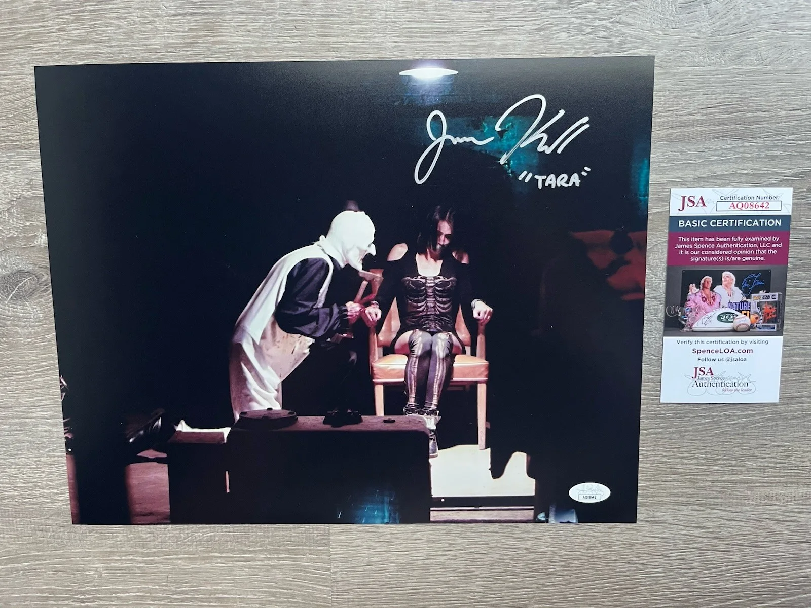 Jenna Kanell — Jenna Kanell Signed Terrifier 11x14 Photo JSA COA Tara Art The Clown Horror Auto