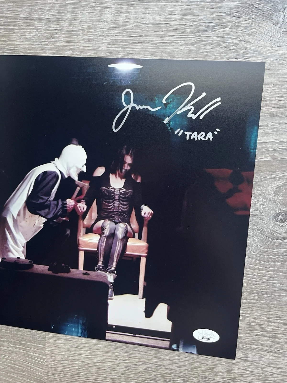 Jenna Kanell — Jenna Kanell Signed Terrifier 11x14 Photo JSA COA Tara Art The Clown Horror Auto, изображение 3