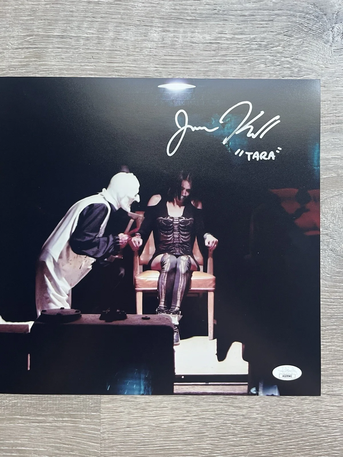 Jenna Kanell — Jenna Kanell Signed Terrifier 11x14 Photo JSA COA Tara Art The Clown Horror Auto, изображение 5