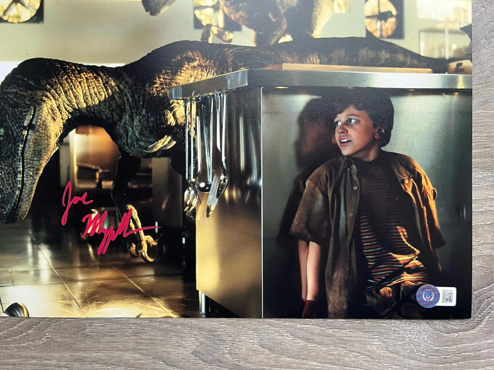 Joseph Mazzello — Joseph Mazzello Signed Jurassic Park 11x14 Photo Beckett COA Tim Murphy, image 3