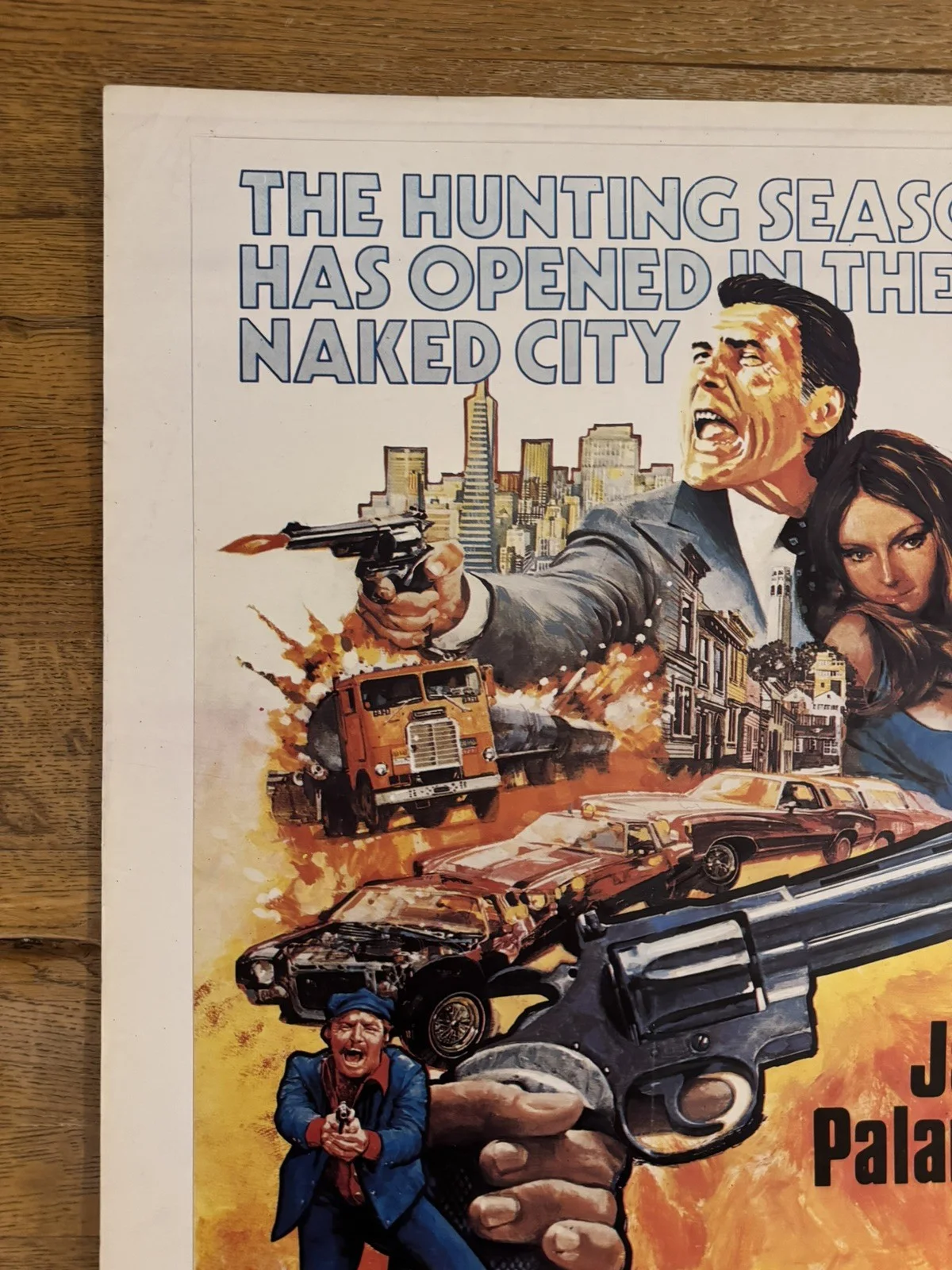 Mister Scarface Original South African movie poster Johannesburg Rare, изображение 3