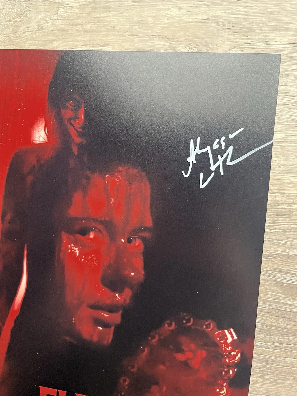 Alyssa Sutherland — Alyssa Sutherland Signed Evil Dead Rise 11x14 Photo JSA COA Ellie Horror Auto, изображение 3