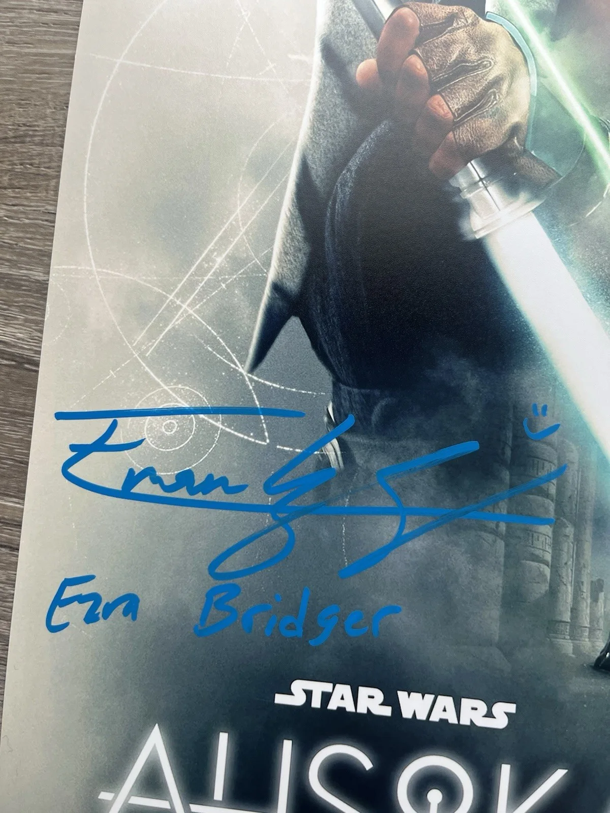 Eman Esfandi — Eman Esfandi Signed AHSOKA 11x17 Photo JSA COA Ezra Bridger Star Wars, image 5
