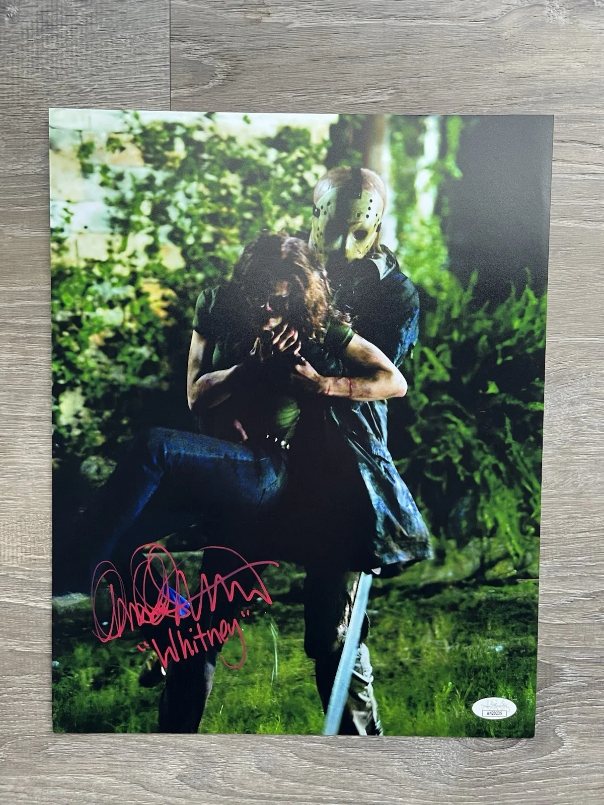 Amanda Righetti Signed Friday The 13th 11x14 Photo JSA COA Whitney Horror Auto, изображение 2