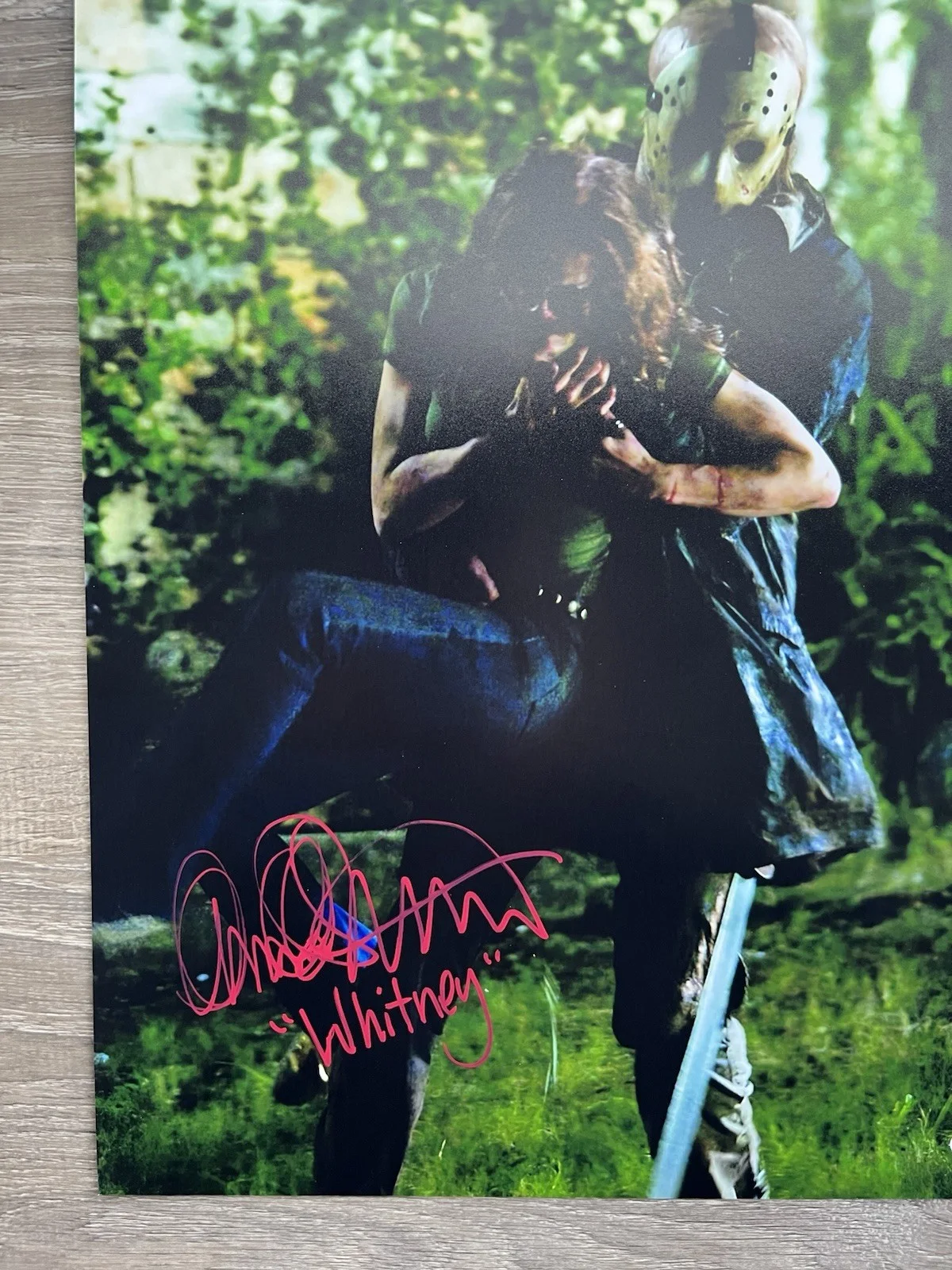 Amanda Righetti Signed Friday The 13th 11x14 Photo JSA COA Whitney Horror Auto, изображение 3