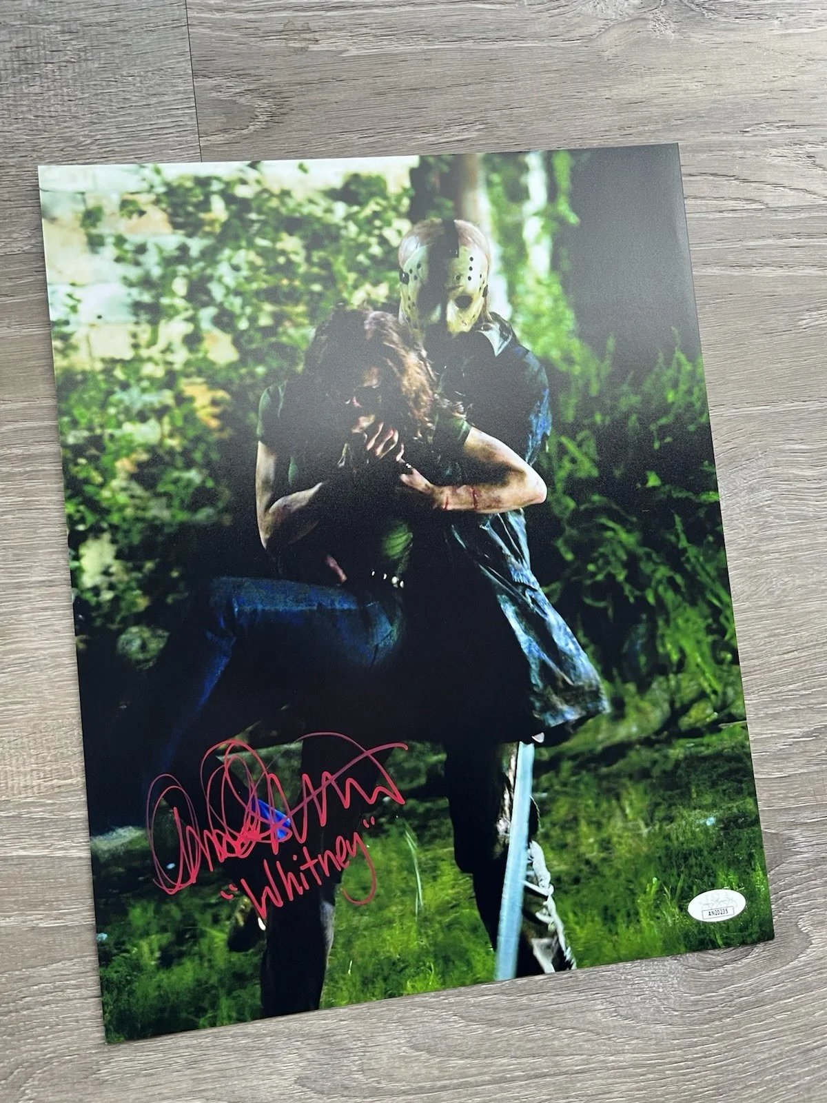 Amanda Righetti Signed Friday The 13th 11x14 Photo JSA COA Whitney Horror Auto, изображение 5