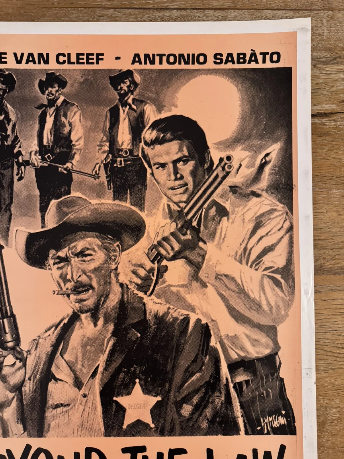 Beyond The Law Original South African movie poster Johannesburg Rare, изображение 4