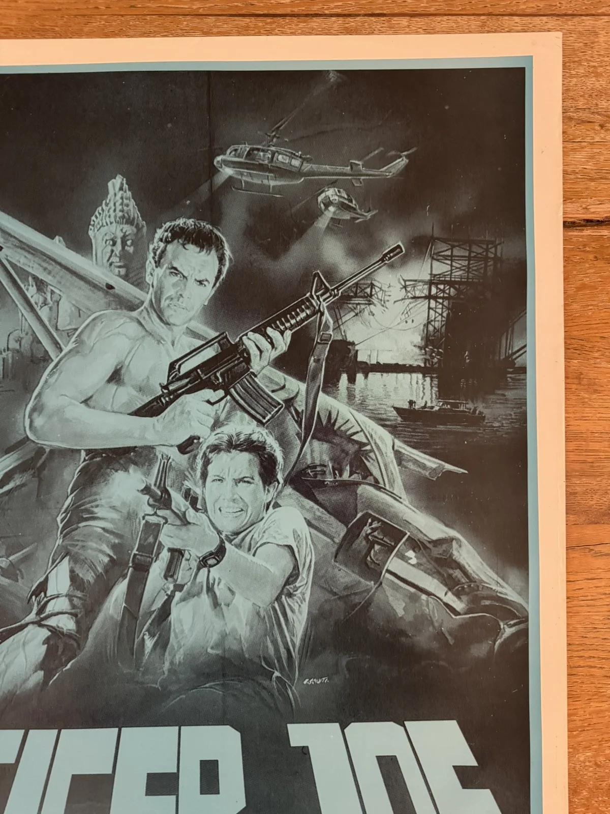 Tiger Joe Original South African movie poster Johannesburg Rare, изображение 2
