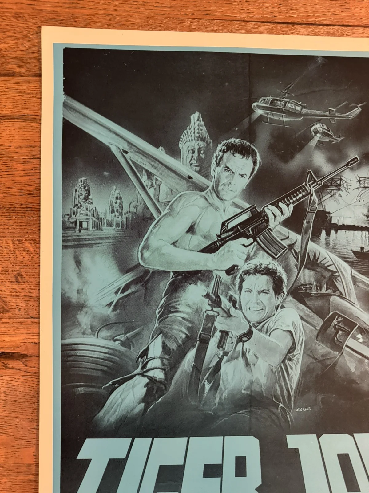 Tiger Joe Original South African movie poster Johannesburg Rare, изображение 4