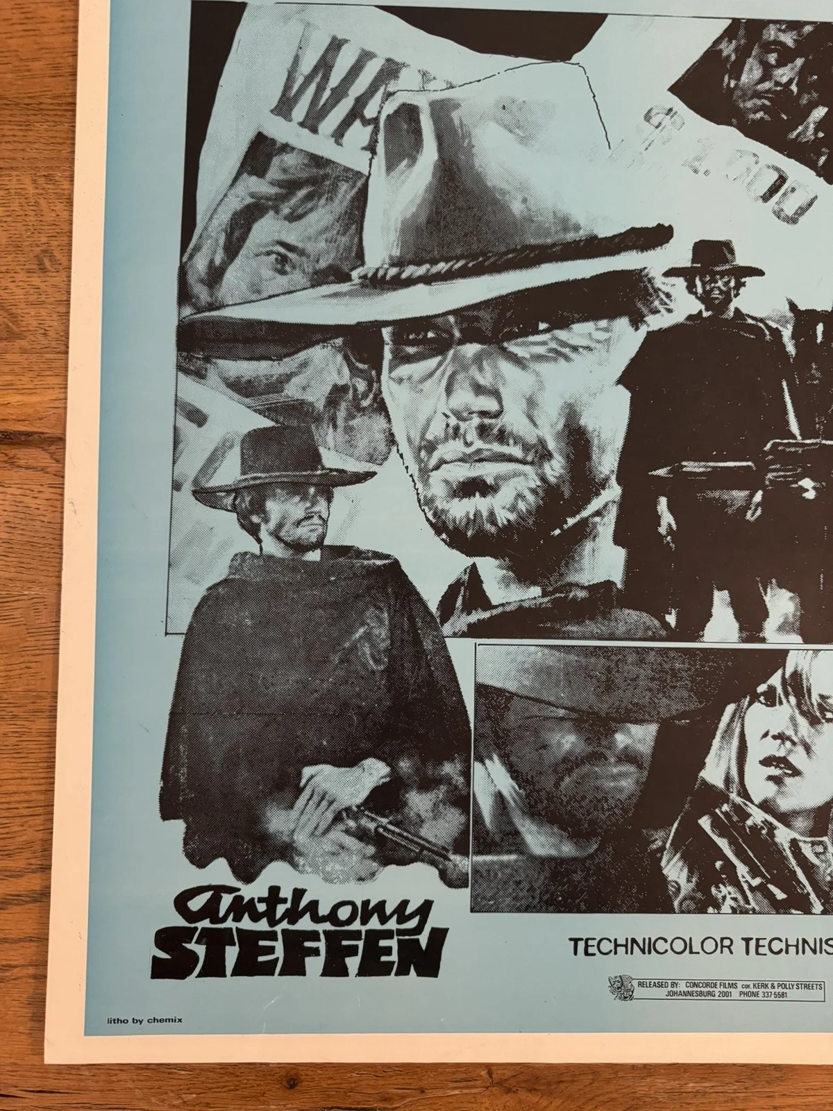 A Name That Cried Revenge Original South African movie poster Rare, изображение 5