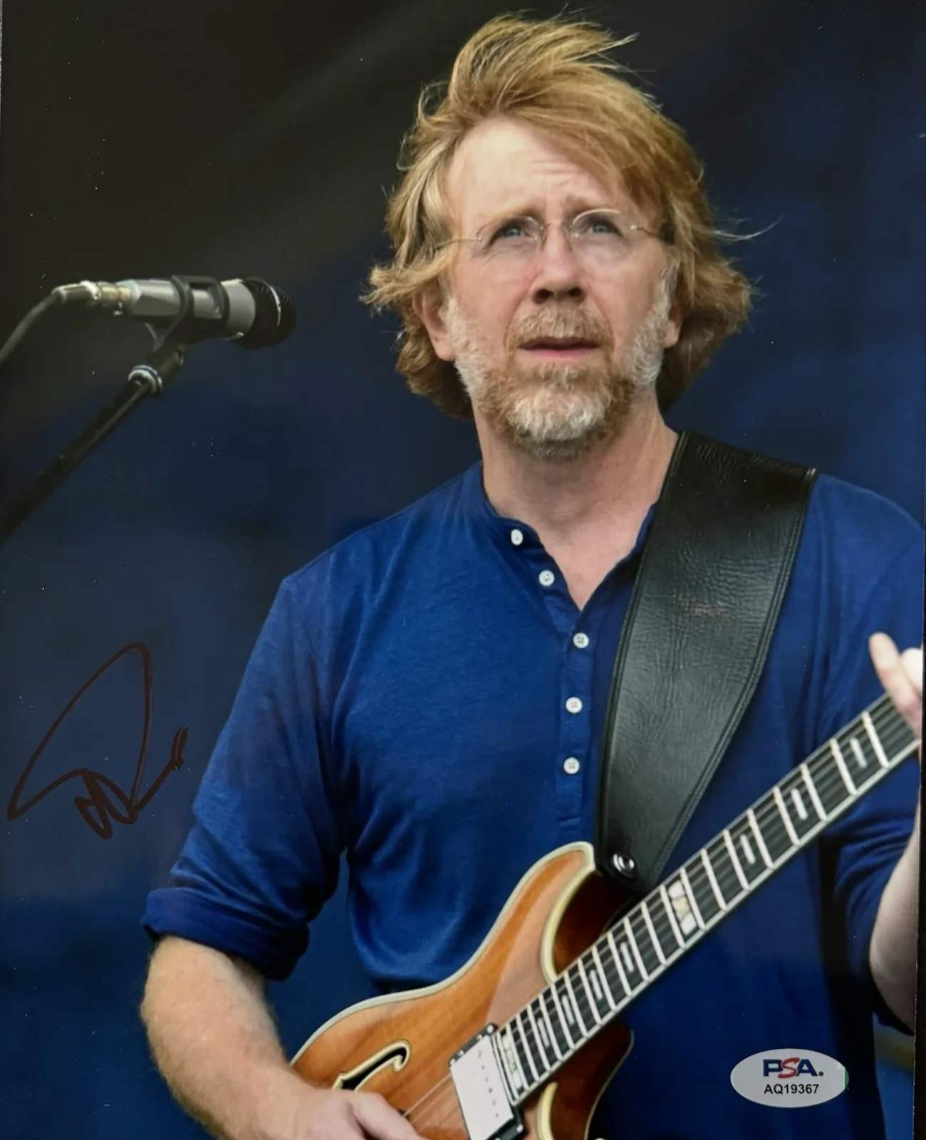Trey Anastasio — TREY ANASTASIO SIGNED AUTOGRAPH 8x10 PHOTO PHISH JUNTA PSA/DNA COA LIVE