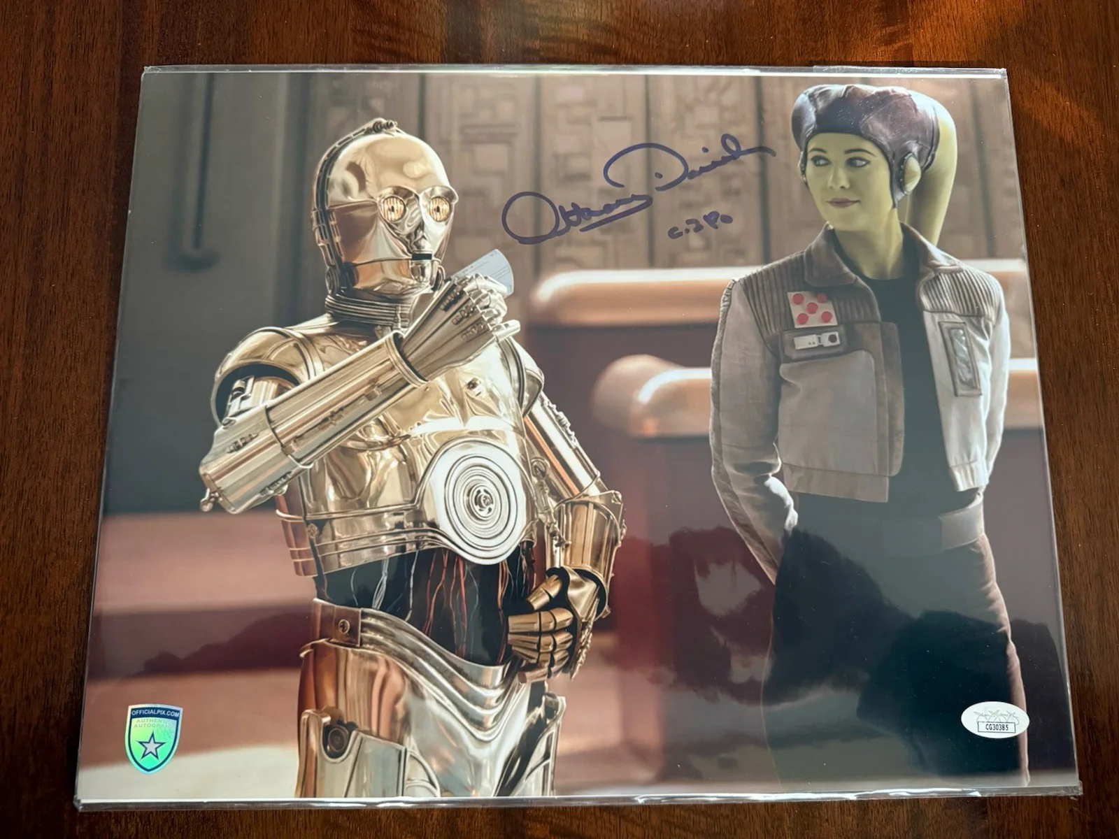 Rare Hand Signed Anthony Daniels 11x14 C3PO Autographed Star Wars RARE JSA COA, изображение 4