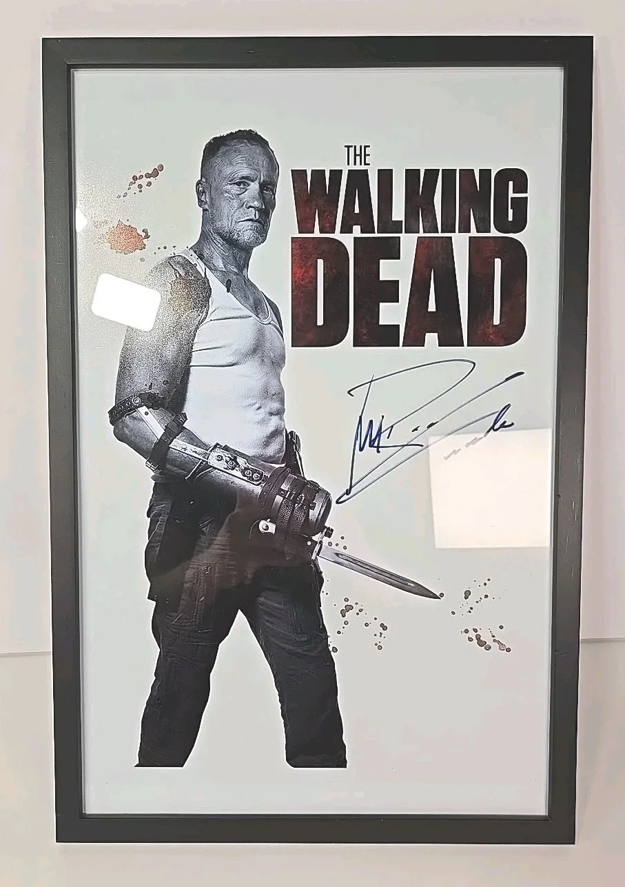 Michael Rooker — Michael Rooker (The Walking Dead) Authentic Signed 11x17 Framed Photo